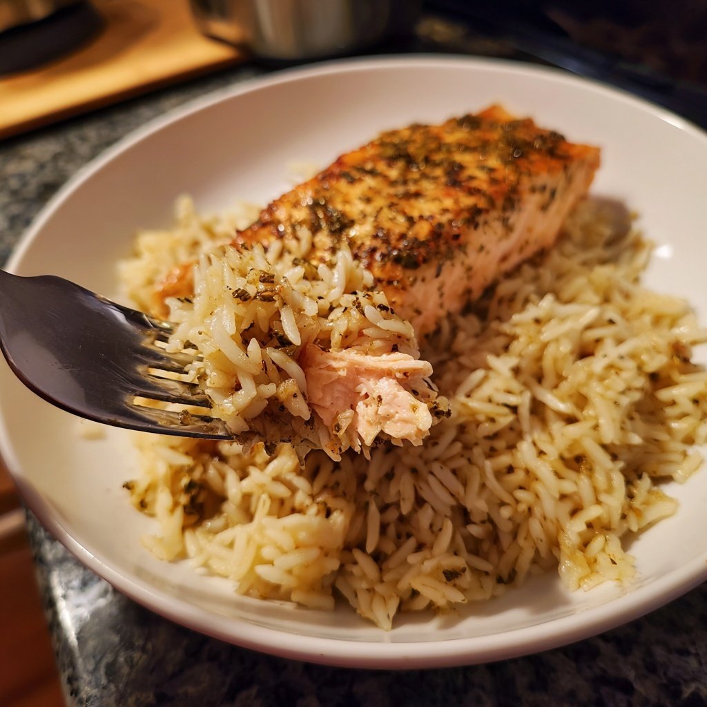 Lachs mit Butterreis