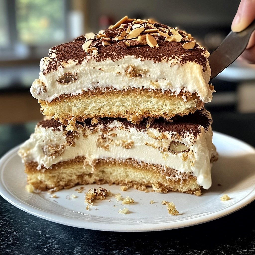 Bienenstich-Tiramisu ohne Alkohol