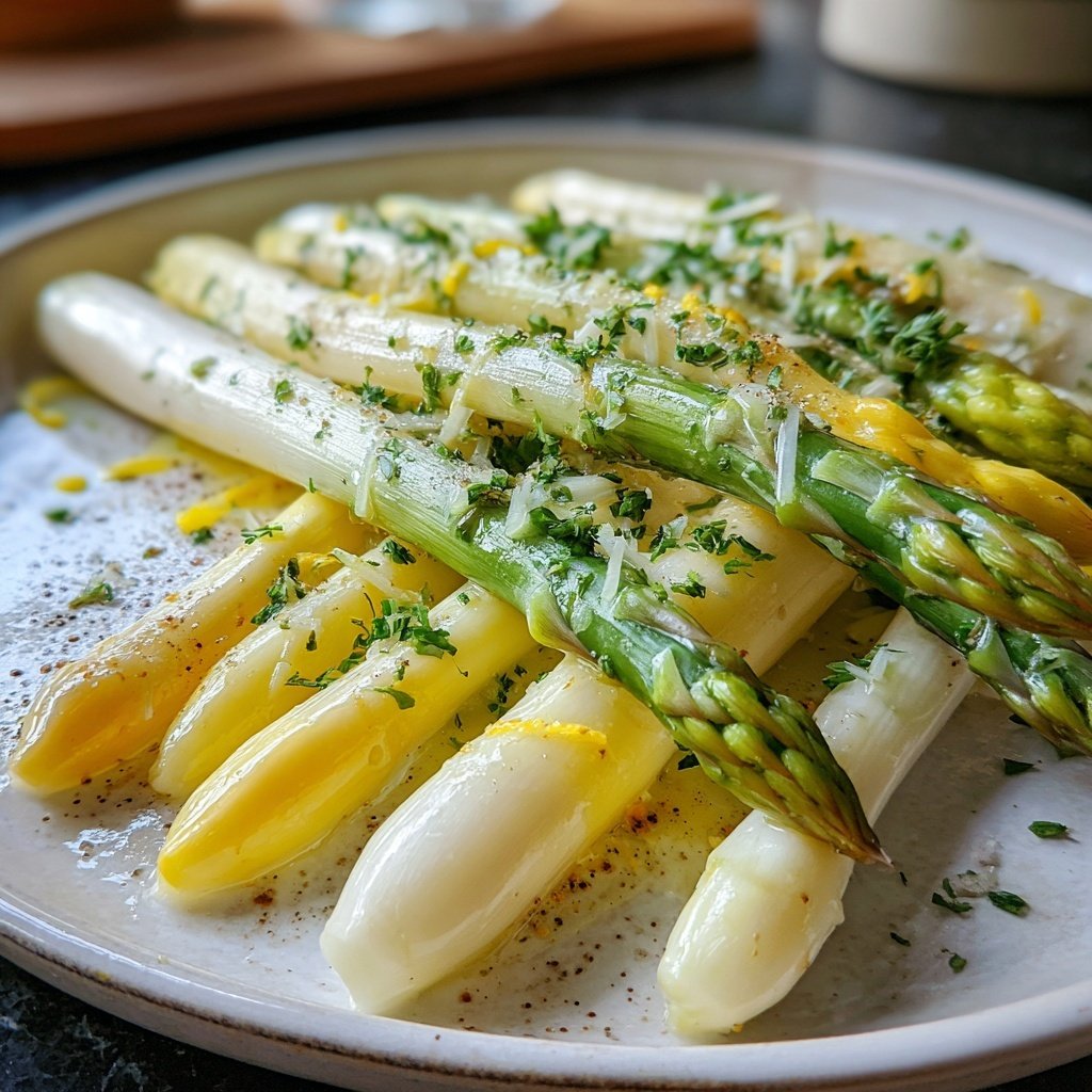 Grüner Spargel Mit Zitronensauce