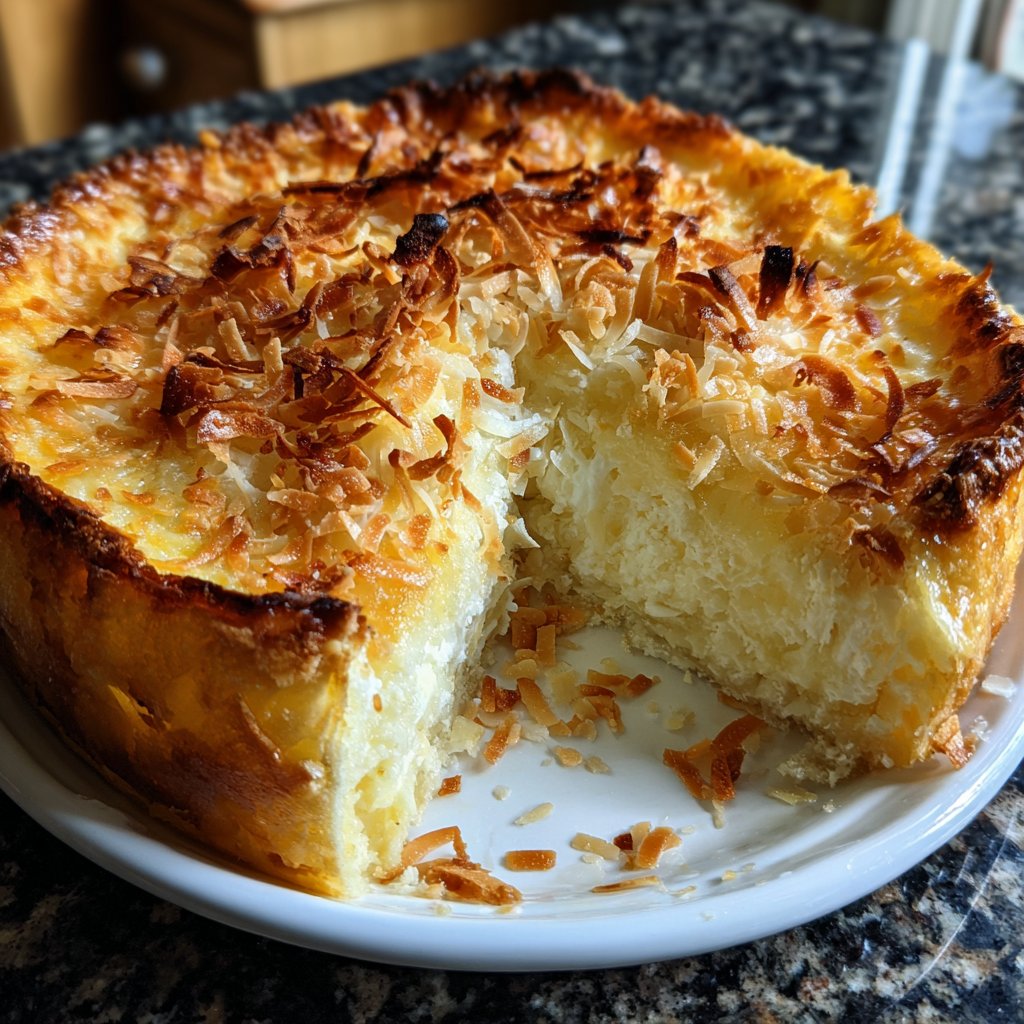 Käsekuchen mit Kokos