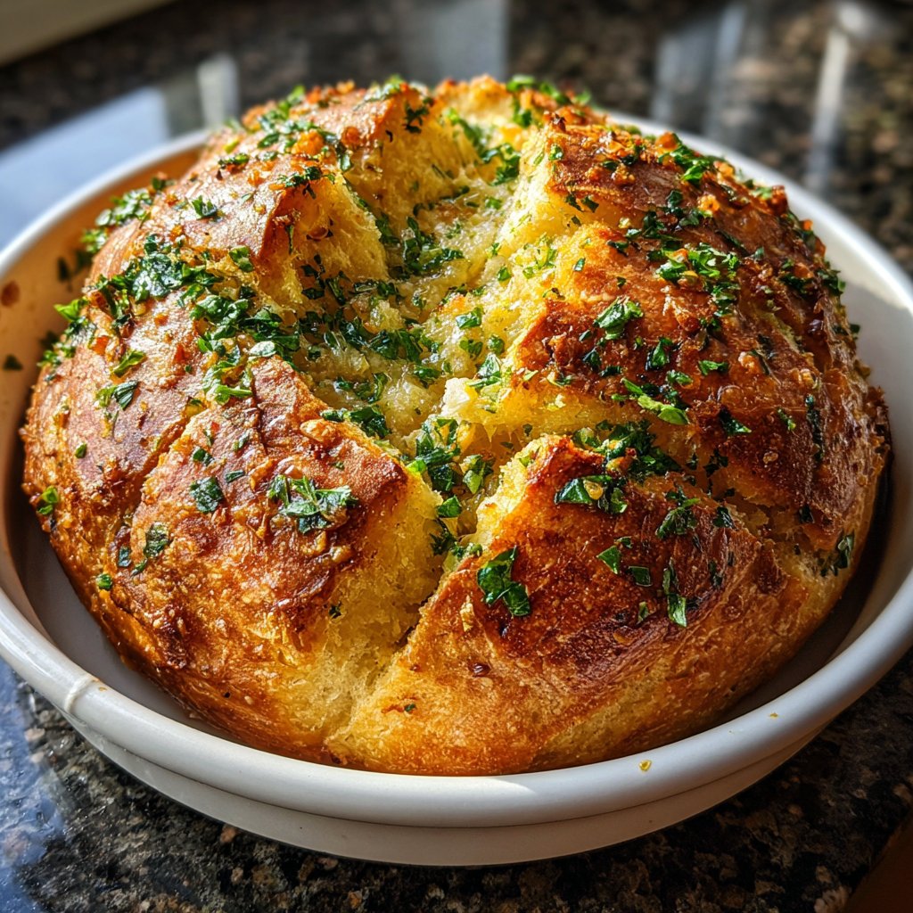 Zupfbrot Mit Knoblauchbutter