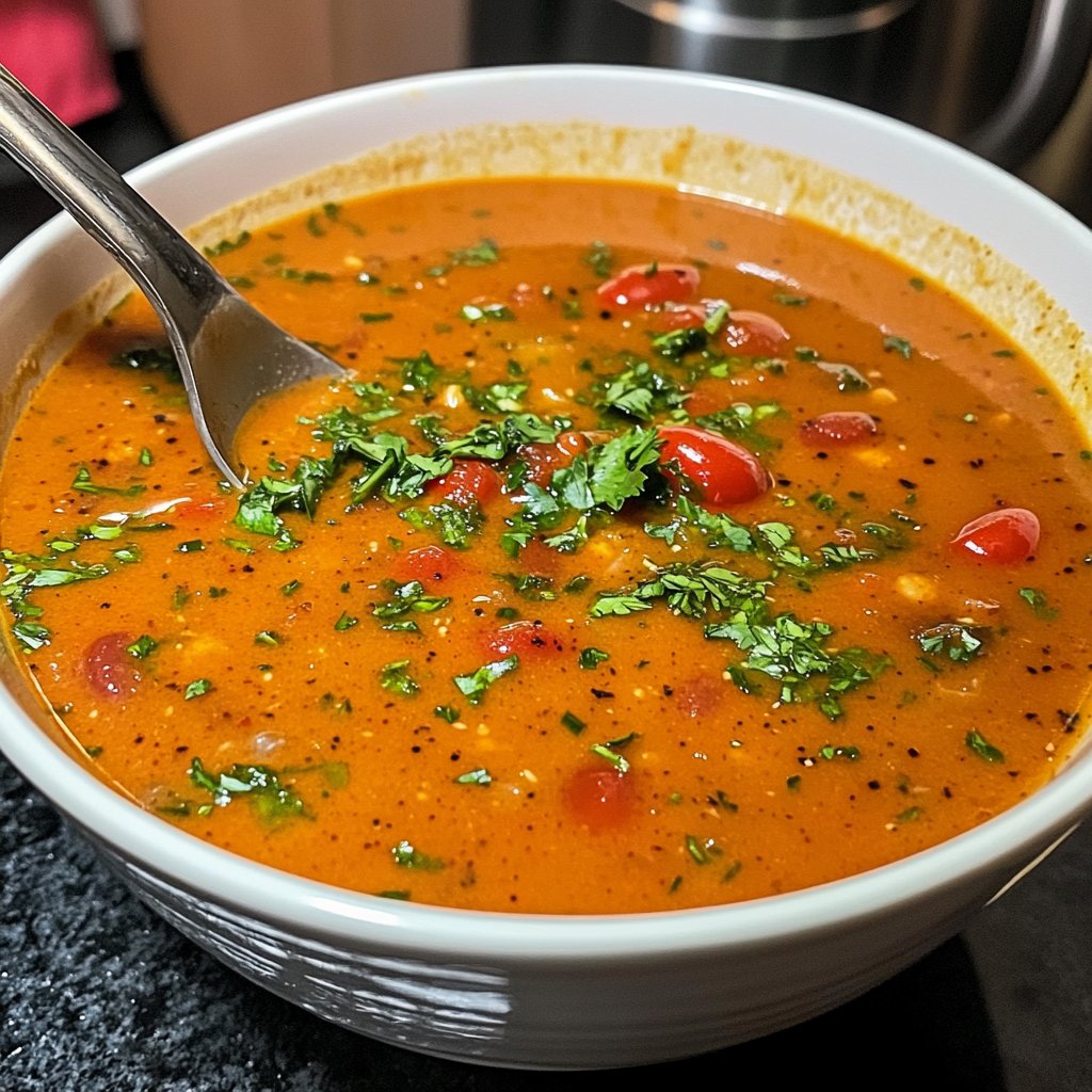 Tomatensuppe mit Chili