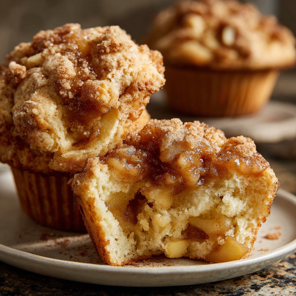 Muffins mit Apfelmus